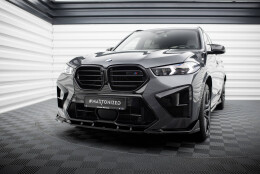 Cup Spoilerlippe Front Ansatz V.2 passend für BMW X5 M F95 Facelift schwarz Hochglanz