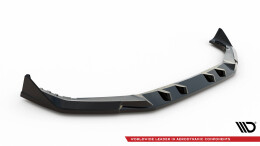 Cup Spoilerlippe Front Ansatz V.2 passend für BMW X5 M F95 Facelift schwarz Hochglanz