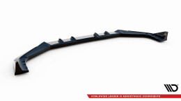 Cup Spoilerlippe Front Ansatz V.2 passend für BMW X5 M F95 Facelift schwarz Hochglanz
