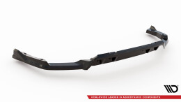 Mittlerer Cup Diffusor Heck Ansatz DTM Look passend für BMW X5 M F95 Facelift schwarz Hochglanz