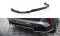 Mittlerer Cup Diffusor Heck Ansatz DTM Look passend für BMW X5 M F95 Facelift schwarz Hochglanz