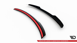 Heck Spoiler Aufsatz Abrisskante passend für Peugeot 3008 GT-Line Mk2 Facelift schwarz Hochglanz