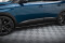Seitenschweller Ansatz Cup Leisten für Peugeot 3008 GT-Line Mk2 Facelift schwarz Hochglanz