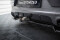 Mittlerer Cup Diffusor Heck Ansatz für Porsche Cayenne Mk3 Facelift schwarz Hochglanz
