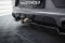 Mittlerer Cup Diffusor Heck Ansatz passend für Porsche Cayenne SUV / Coupe Mk3 Facelift schwarz Hochglanz