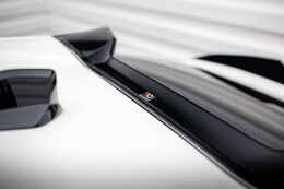 Oberer Heck Spoiler Aufsatz Abrisskante 3D für Peugeot 408 Mk1 schwarz Hochglanz