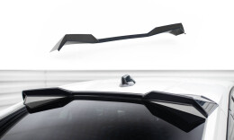 Oberer Heck Spoiler Aufsatz Abrisskante 3D passend für Peugeot 408 Mk1 schwarz Hochglanz