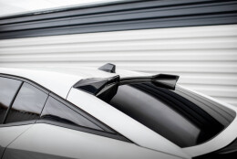 Oberer Heck Spoiler Aufsatz Abrisskante 3D passend für Peugeot 408 Mk1 schwarz Hochglanz