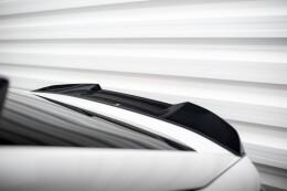Unterer Heck Spoiler Aufsatz Abrisskante 3D für Peugeot 408 Mk1 schwarz Hochglanz