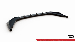 Cup Spoilerlippe Front Ansatz passend für Peugeot 408 Mk1 schwarz Hochglanz