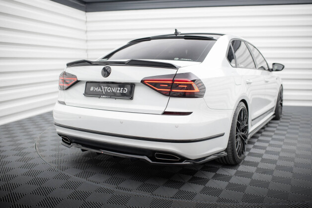 Heck Spoiler Aufsatz Abrisskante 3D passend für VW Passat GT B8 Facelift USA schwarz Hochglanz