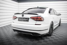 Heck Spoiler Aufsatz Abrisskante 3D für VW Passat GT B8 FL USA schwarz Hochglanz