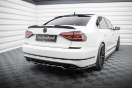 Heck Spoiler Aufsatz Abrisskante 3D passend für VW Passat GT B8 Facelift USA schwarz Hochglanz