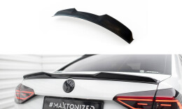 Heck Spoiler Aufsatz Abrisskante 3D passend für VW Passat GT B8 Facelift USA schwarz Hochglanz