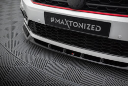 Cup Spoilerlippe Front Ansatz V.1 passend für VW Passat GT B8 Facelift USA schwarz Hochglanz