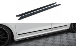 Seitenschweller Ansatz Cup Leisten passend für VW Passat GT B8 Facelift USA schwarz Hochglanz