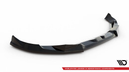 Cup Spoilerlippe Front Ansatz V.2 für BMW XM G09 schwarz Hochglanz