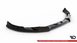 Cup Spoilerlippe Front Ansatz V.2 passend für BMW XM G09 schwarz Hochglanz