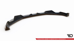 Cup Spoilerlippe Front Ansatz V.2 passend für BMW XM G09 schwarz Hochglanz