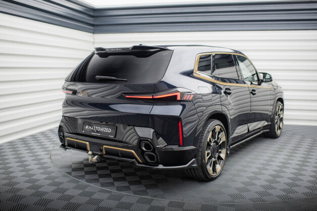 Street+ Mittlerer Diffusor RACE Heck Ansatz passend für BMW XM G09 schwarz Hochglanz