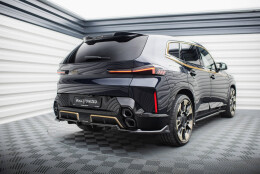 Mittlerer Cup Diffusor DTM Look Heck Ansatz für BMW XM G09 schwarz Hochglanz