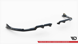 Mittlerer Cup Diffusor Heck Ansatz DTM Look passend für BMW XM G09 schwarz Hochglanz