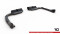 Mittlerer Cup Diffusor Heck Ansatz DTM Look passend für BMW XM G09 schwarz Hochglanz