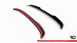 Heck Spoiler Aufsatz Abrisskante passend für Kia Ceed GT Mk3 schwarz Hochglanz