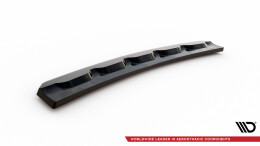 Mittlerer Cup Diffusor Heck Ansatz passend für Kia Ceed GT Mk3 schwarz Hochglanz