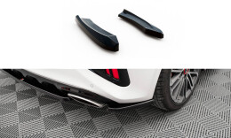 Heck Ansatz Flaps Diffusor passend für Kia Ceed GT Mk3 schwarz Hochglanz