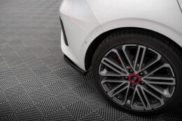 Heck Ansatz Flaps Diffusor passend für Kia Ceed GT Mk3 schwarz Hochglanz