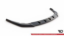 Cup Spoilerlippe Front Ansatz V.9 passend für BMW M135i F40 schwarz Hochglanz