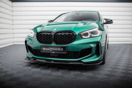 Cup Spoilerlippe Front Ansatz V.1 passend für0 BMW M135i F40 schwarz Hochglanz