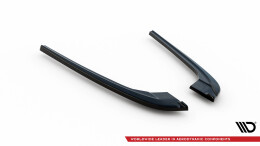 Heck Ansatz Flaps Diffusor V.3 passend für BMW 5er M-Paket F10 / F11 schwarz Hochglanz