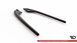 Heck Ansatz Flaps Diffusor V.3 passend für BMW 5er M-Paket F10 / F11 schwarz Hochglanz