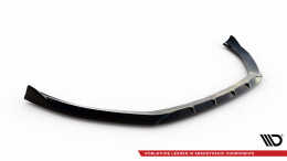 Cup Spoilerlippe Front Ansatz V.1 passend für Audi A3 Limousine 8V schwarz Hochglanz