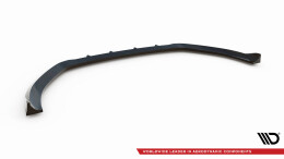 Cup Spoilerlippe Front Ansatz V.1 passend für Audi A3 Limousine 8V schwarz Hochglanz
