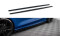 Seitenschweller Ansatz Cup Leisten V.2 für Ford Focus ST / ST-Line Mk4 schwarz Hochglanz