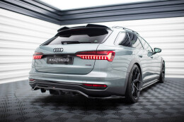 Heck Spoiler Aufsatz Abrisskante 3D für Audi A6 Allroad C8 schwarz Hochglanz