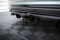 Mittlerer Cup Diffusor Heck Ansatz DTM Look passend für Audi A6 Allroad C8 schwarz Hochglanz