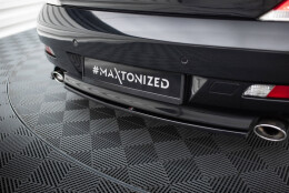 Mittlerer Cup Diffusor Heck Ansatz DTM Look passend für BMW 6er Coupe / Cabrio E63 / E64 schwarz Hochglanz
