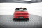 Heck Ansatz Diffusor + Endrohre schwarz passend für VW Golf GTE / R-Line Mk8 / Mk8 FL schwarz Hochglanz