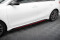 Street Pro Seitenschweller Ansatz Cup Leisten passend für Kia Ceed GT Mk3 / Proceed Mk1 rot
