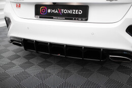 Street Pro Heckschürze Heck Ansatz Diffusor passend für Kia Ceed GT Mk3 SCHWARZ