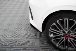 Street Pro Heck Ansatz Flaps Diffusor passend für Kia Ceed GT Mk3 rot