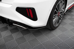 Street Pro Heck Ansatz Flaps Diffusor passend für Kia Ceed GT Mk3 rot