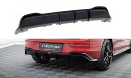 Heck Ansatz Diffusor für Volkswagen Golf GTE Mk8 schwarz Hochglanz