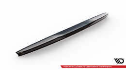Heck Spoiler Aufsatz Abrisskante 3D für Audi S4 Limousine B8 schwarz Hochglanz