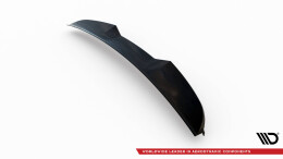 Heck Spoiler Aufsatz Abrisskante 3D passend für Audi A4 Limousine B8 schwarz Hochglanz