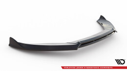 Cup Spoilerlippe Front Ansatz V.3 passend für Audi S4 / A4 S-Line B8 schwarz Hochglanz